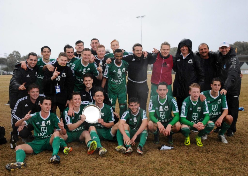 The 2016 NPL Victoria Premiers led by Bentleigh Greens Head Coach John Anastasiadis.