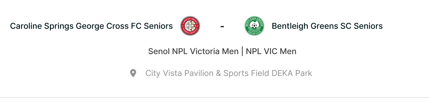 NPLMen Seniors Round1