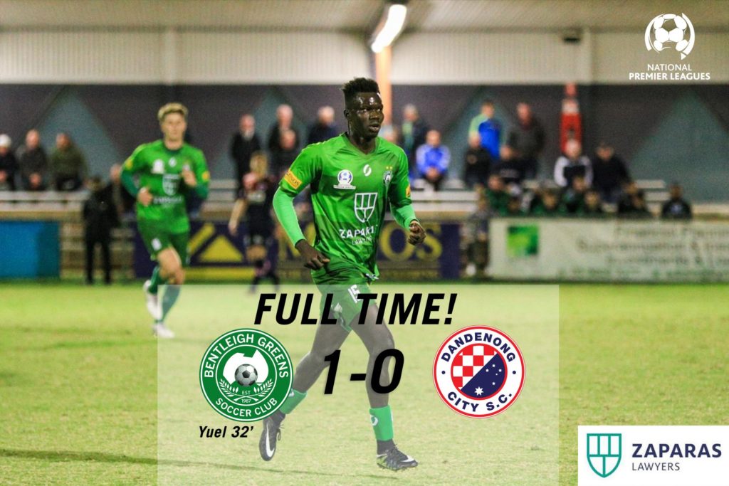 Match Report - Bentleigh Greens vs Dandenong City - Bentleigh Green Soccer  Club