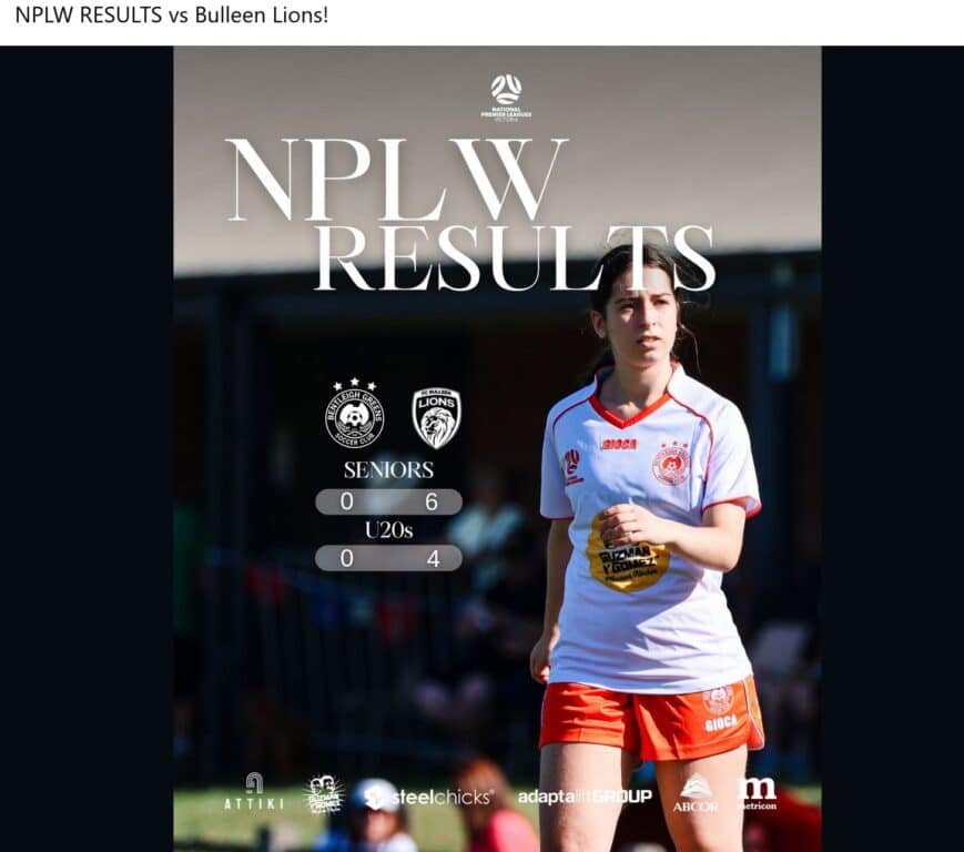 SeniorNPLWResultsBULLEENLions